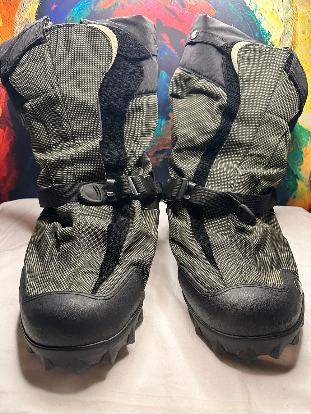 No.16 NEOS Navigator 5 N5P3 Waterproof Insulated Overshoes, Gray, Size XXL